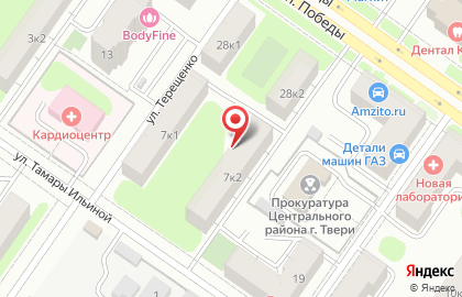 Агентство недвижимости Вариант плюс в Твери на карте