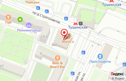 Строительная компания Айпро в ТЦ Покровское-Стрешнево на карте