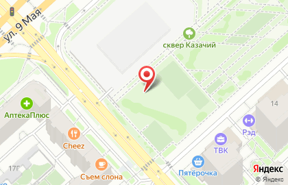 Автостоянка на ул. 9 Мая, 51а/7 на карте