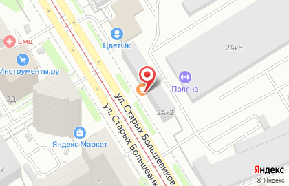 Автомагазин AvtoGru на улице Старых Большевиков на карте