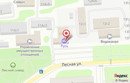 ДЮСШ Русь в Северске на карте