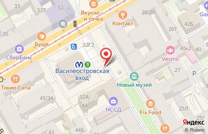 Магазин цветов в Санкт-Петербурге на карте