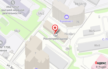 Центр гигиены и эпидемиологии г. Москвы Юго-Западный административный округ в Москве на карте