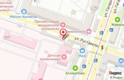 Магазин по продаже овощей и фруктов в Ленинском районе на карте