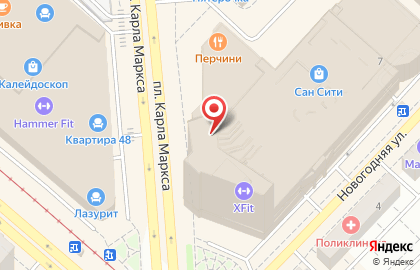 BEERMAN & Пицца на метро Площадь Карла Маркса на карте