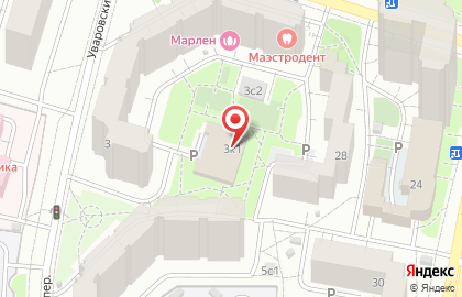 Логопедический кабинет Буду говорить в Уваровском переулке на карте