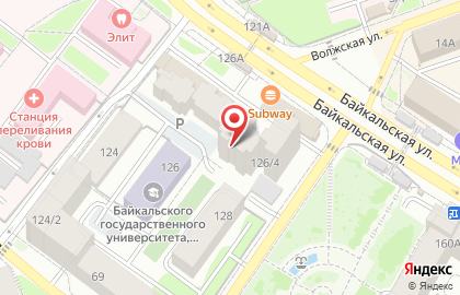 Студия красоты Отражение на Байкальской улице на карте
