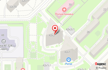 Клиника Ассоциация стоматологов Москвы на проспекте Вернадского на карте