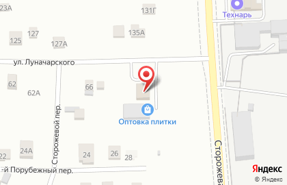 ИТЕКО Россия в переулке Луначарского на карте