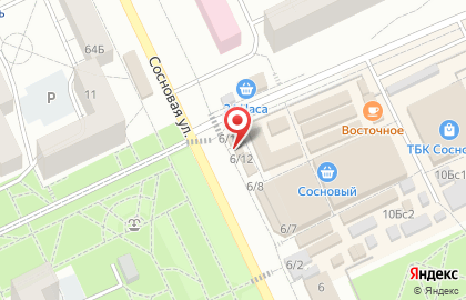 Банкомат СберБанк на Сосновой улице, 6/13 на карте