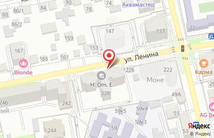Рекламный щит 3х6м. на улице Ленина на карте