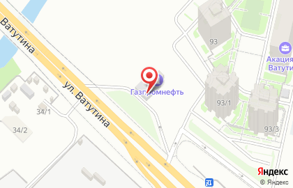 Газпромнефть в Новосибирске на карте