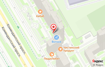 Дом быта в Санкт-Петербурге на карте