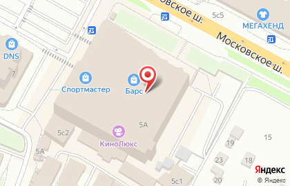 Магазин техники М.Видео на Московском шоссе на карте