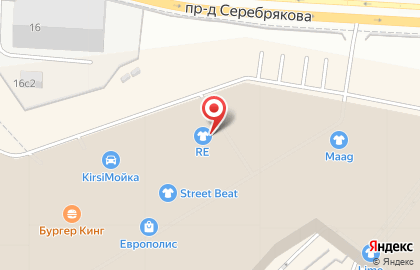 Магазин одежды Reserved в Москве на карте