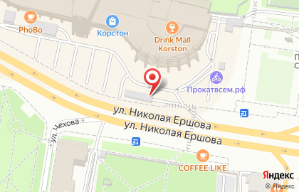Автостудия Di. станция на улице Николая Ершова на карте