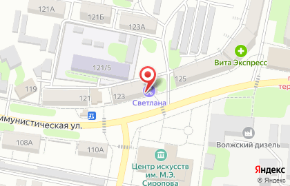 Парикмахерская Светлана на Коммунистической улице на карте