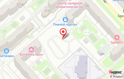 Автостоянка в Красноярске на карте