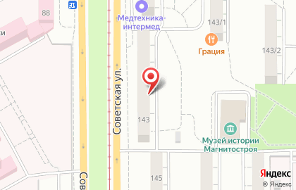 Турбо на Советской улице на карте