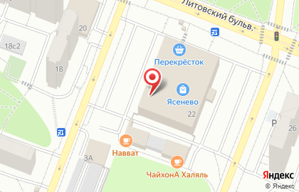 Букмекерская контора BetBoom на Литовском бульваре на карте