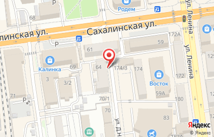 Народная аптека на Сахалинской улице на карте