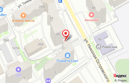 Региональный центр инжиниринга на улице Николая Островского на карте