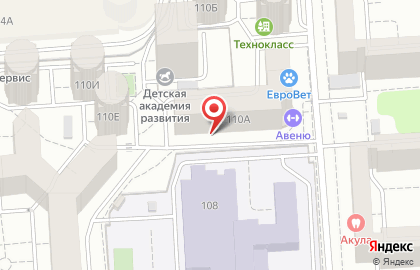 Тренажерный зал Атлет на Московском проспекте на карте