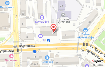Быстрые займы на улице Худякова на карте