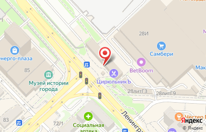 beyosa на улице Ленинградской на карте