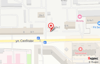 Автостоянка на Проходной, 28 к2 на карте