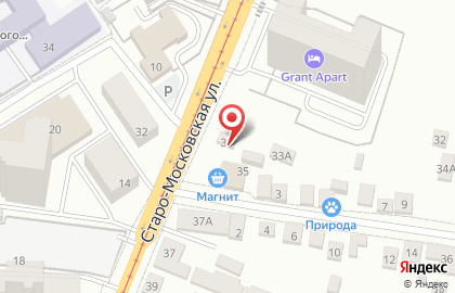 На Старо-Московской на карте