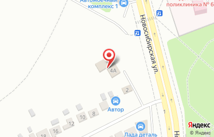 Автосервис АвтоР-сервис в Левобережном районе на карте