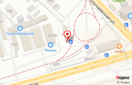 Киоск по продаже бытовой химии на Новороссийской улице на карте