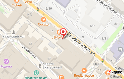 Автотехцентр ТОРНАДО на Профсоюзной улице на карте