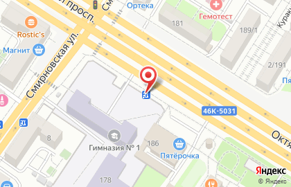 Магазин колбасных изделий Рублёвский на Октябрьском проспекте, 178а в Люберцах на карте