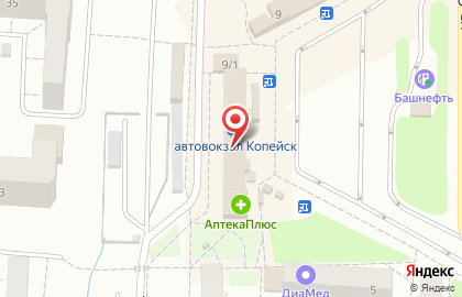 Автоцентр Шатура на улице Сутягина в Копейске на карте