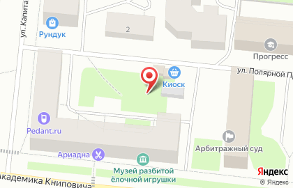 Овощи и Фрукты на улице Полярной Правды на карте