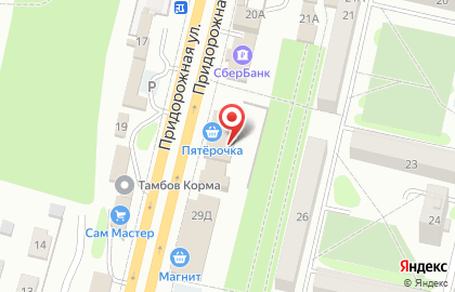 Пятёрочка на карте
