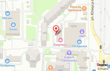 Медицинский диагностический центр на улице Юлиуса Фучика на карте