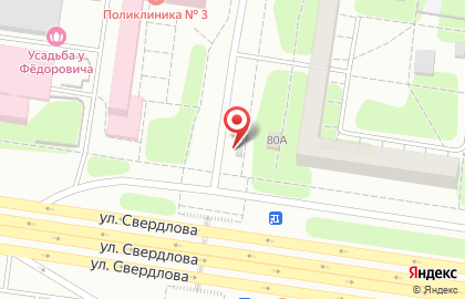 Киоск по продаже хлебобулочных изделий в Автозаводском районе на карте
