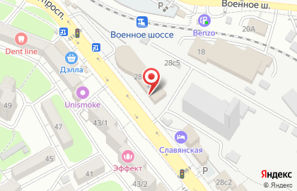 Банкомат Газпромбанк, филиал в г. Владивостоке на Народном проспекте на карте