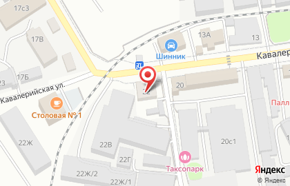 Оптовая фирма Продторг на Кавалерийской улице на карте