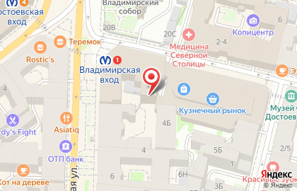 Салон бытовых услуг ОВ-Арвари в Кузнечном переулке на карте