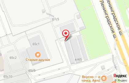 Автостоянка №152 на Ленинградском шоссе на карте