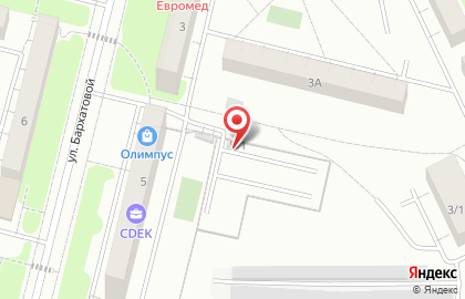 Автостоянка в Омске на карте
