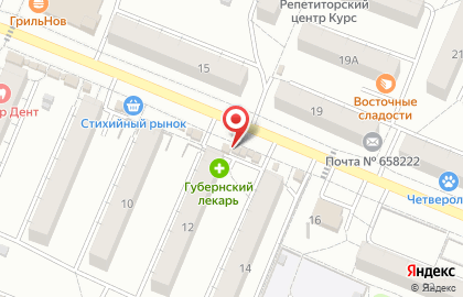 Киоск фруктов и овощей на Северной улице на карте