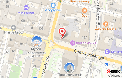 Банкомат Банк ВТБ24, филиал в г. Владивостоке в Фрунзенском районе на карте