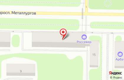Политическая партия Новые люди на проспекте Металлургов на карте