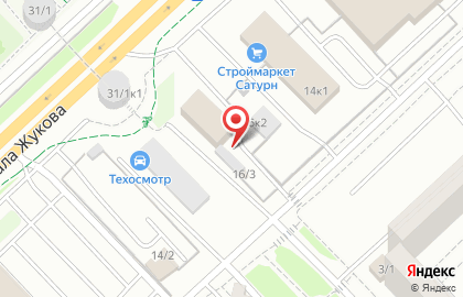 Кафе-пельменная на улице Маршала Жукова на карте