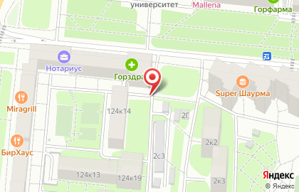 Аптека Горздрав в Москве на карте